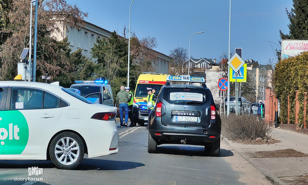 Potrącenie na Legionów w Toruniu
