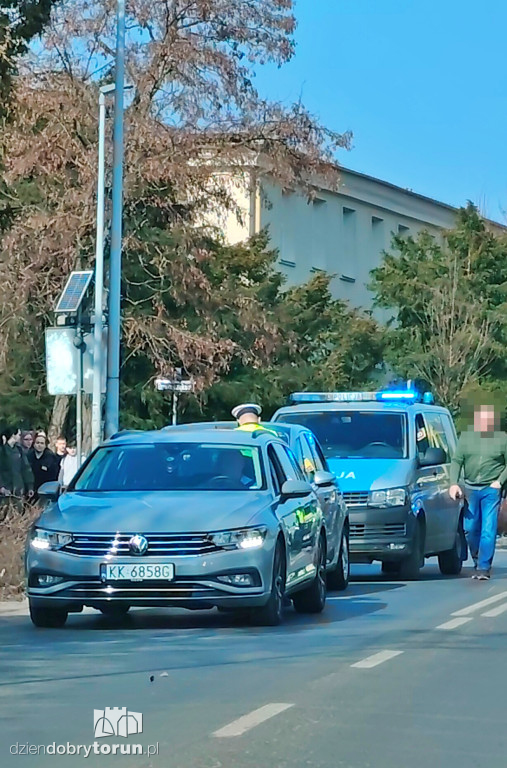 Potrącenie na Legionów w Toruniu