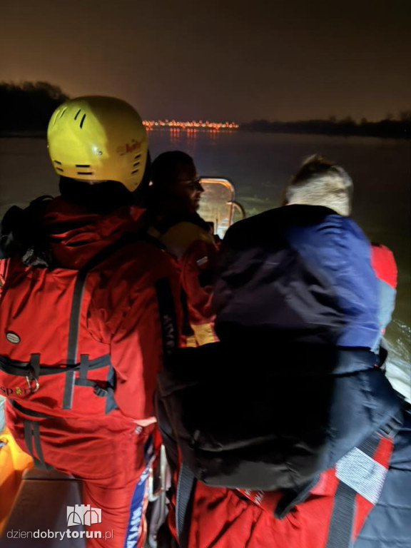 Próba samobójcza na moście w Toruniu