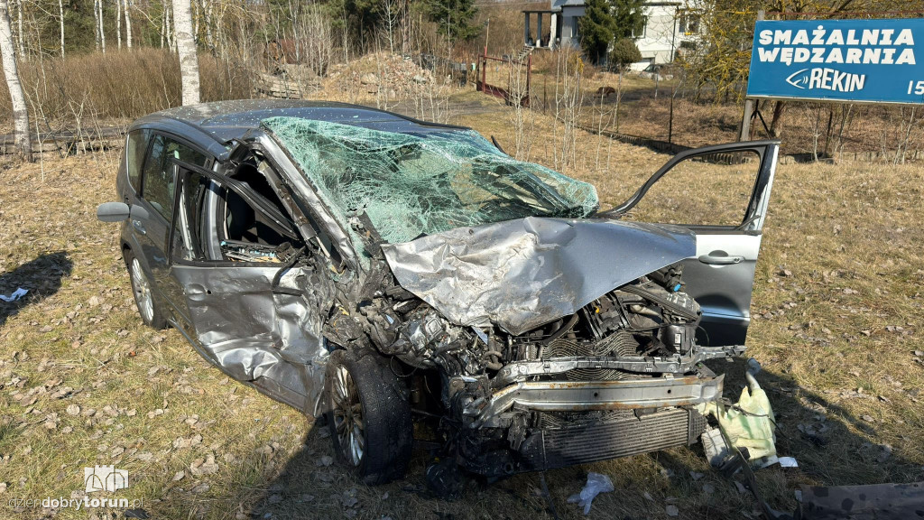 Wypadek na trasie Toruń-Bydgoszcz