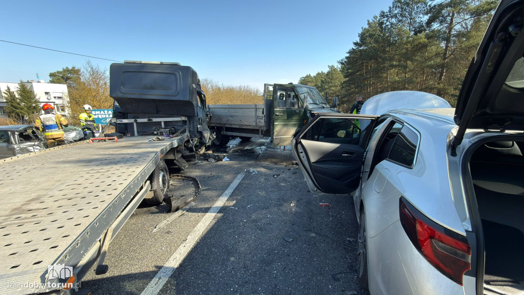 Wypadek na trasie Toruń-Bydgoszcz