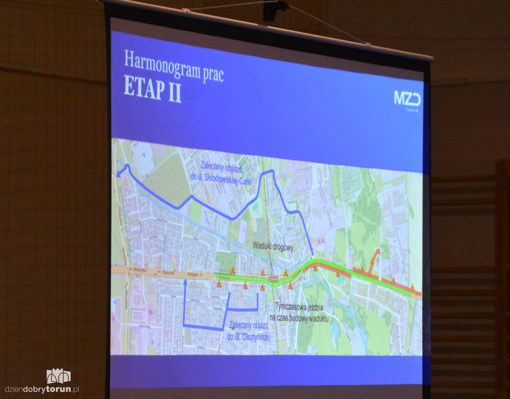 Konsultacje - Tymczasowa organizacja ruchu na Olsztyńskiej