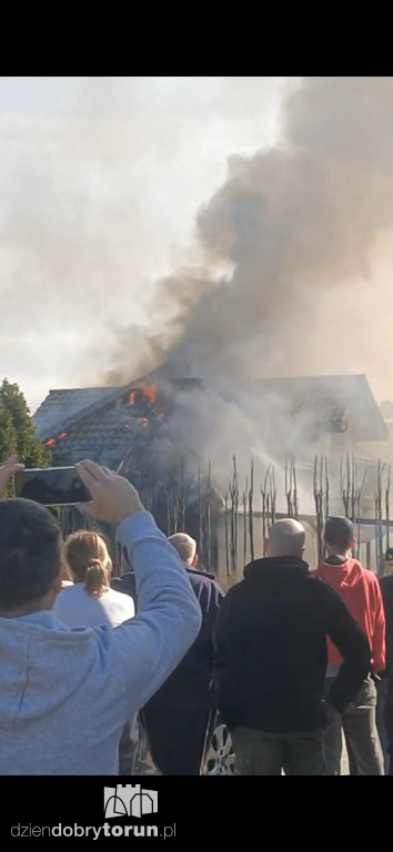 Toruń: Pożar na Karnowskiego