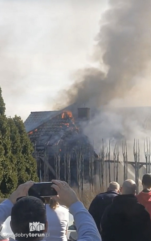 Toruń: Pożar na Karnowskiego