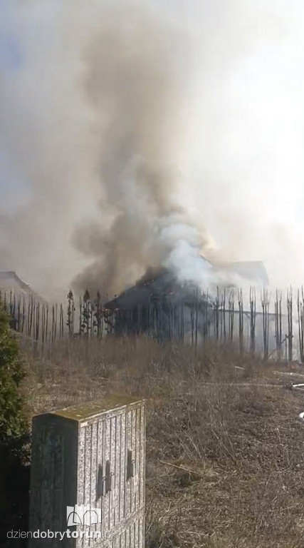 Toruń: Pożar na Karnowskiego