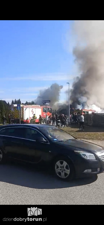 Toruń: Pożar na Karnowskiego