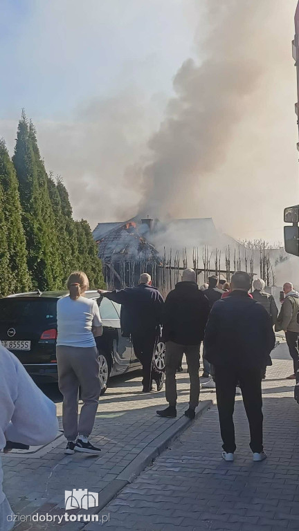 Toruń: Pożar na Karnowskiego