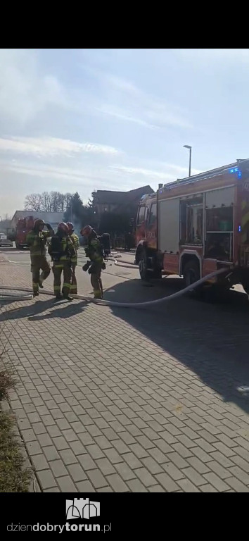 Toruń: Pożar na Karnowskiego