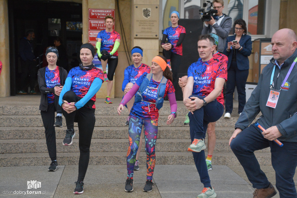 Ostatnia sztafeta za nami. Urzędnicy ruszyli na trasę