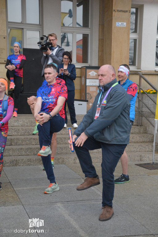 Ostatnia sztafeta za nami. Urzędnicy ruszyli na trasę