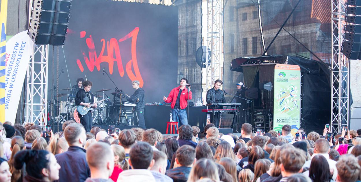 Fukaj wystąpił w Miasteczku Kibica w Toruniu