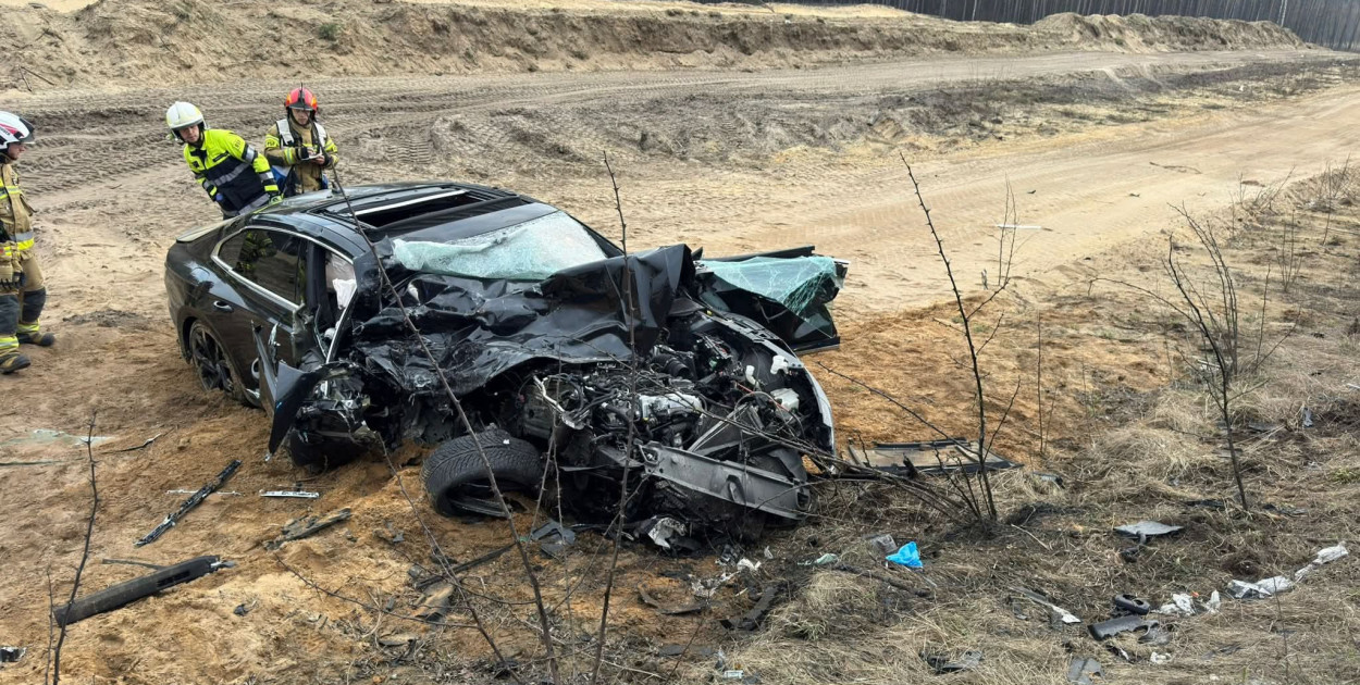 Wypadek na trasie Toruń - Bydgoszcz