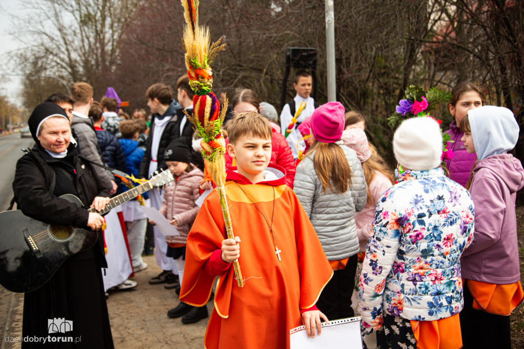 Procesja z palmami w parafii św. Józefa