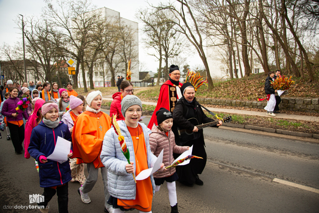 Procesja z palmami w parafii św. Józefa