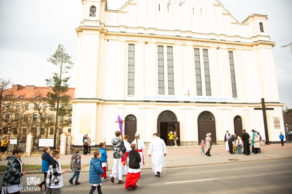Procesja z palmami w parafii św. Józefa