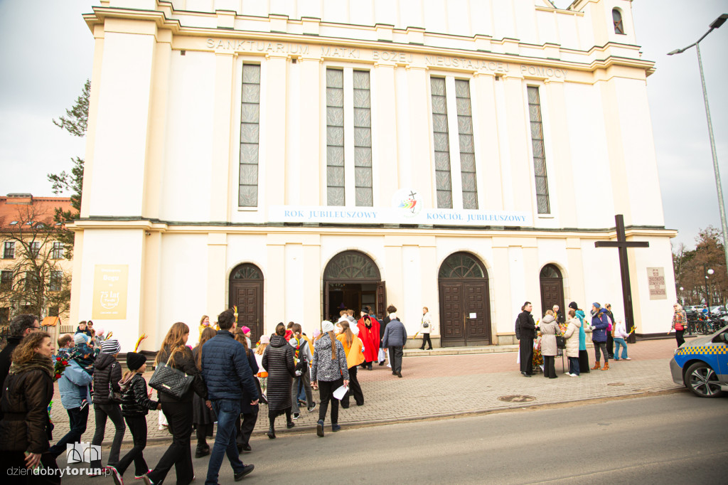 Procesja z palmami w parafii św. Józefa