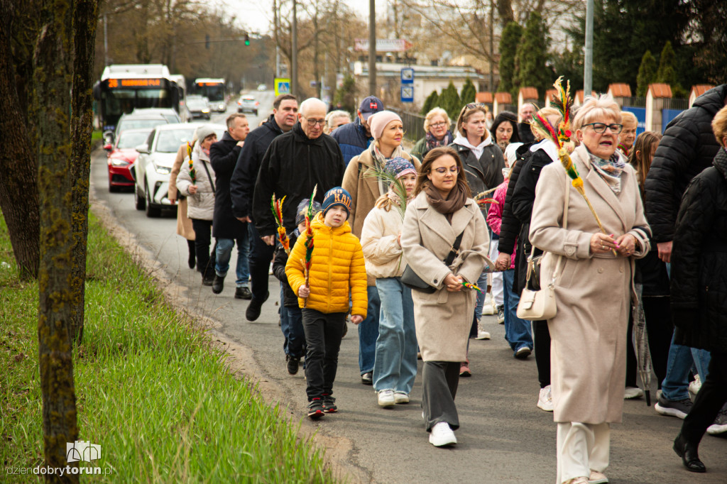 Procesja z palmami w parafii św. Józefa