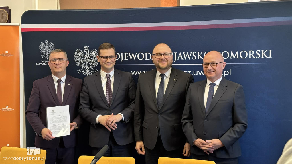 Wręczenie ZRID dla odcinka Toruń Zachód na S10