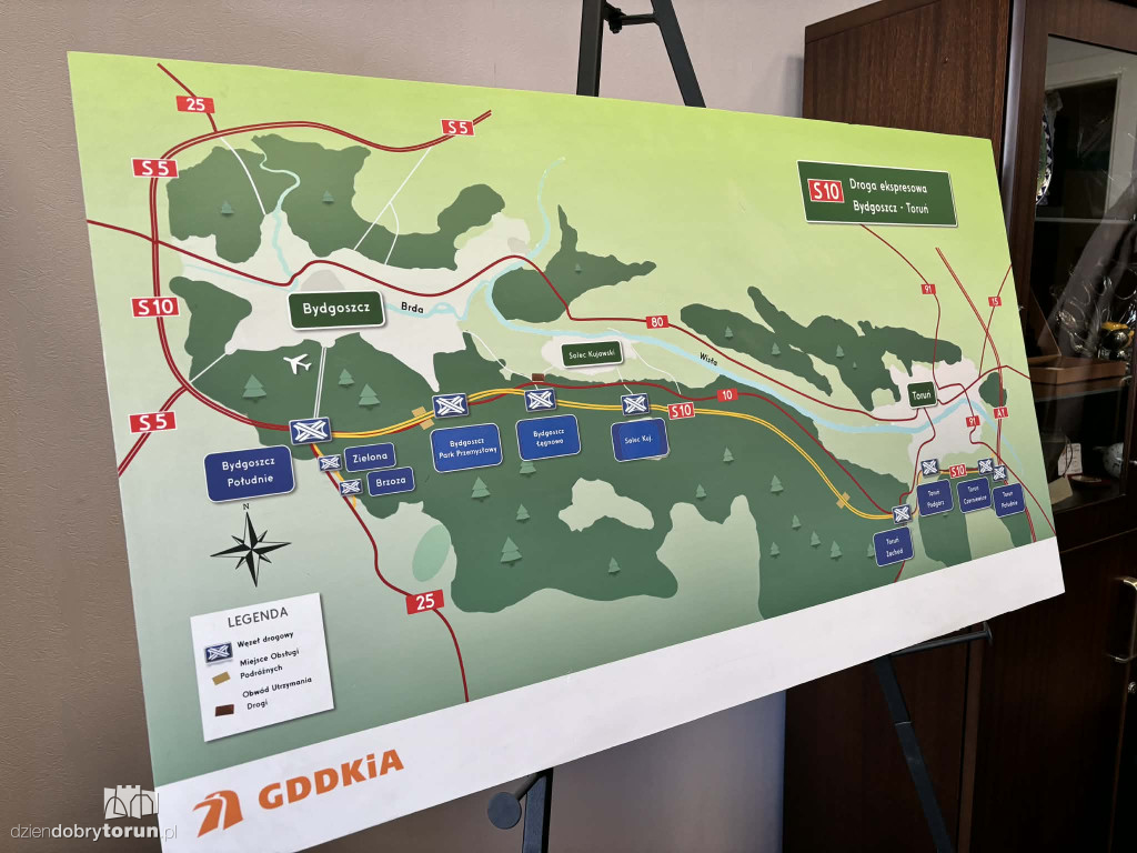 Wręczenie ZRID dla odcinka Toruń Zachód na S10