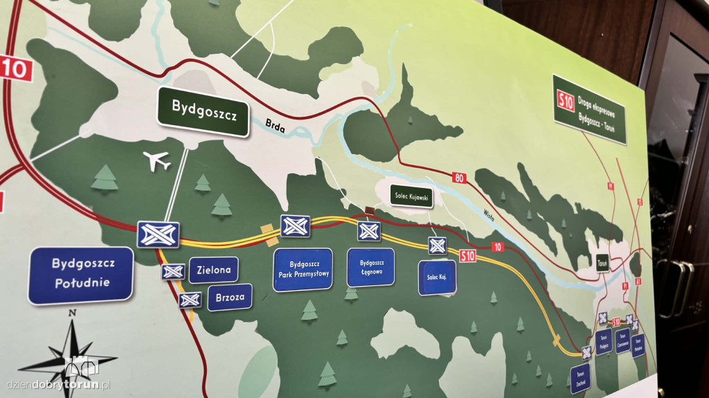 Wręczenie ZRID dla odcinka Toruń Zachód na S10