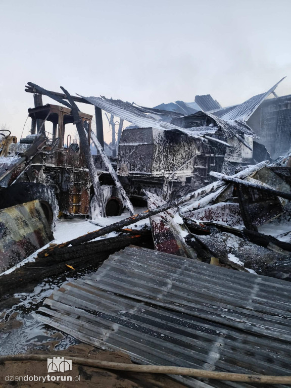 Pożar w Wołuszewie pod Ciechocinkiem