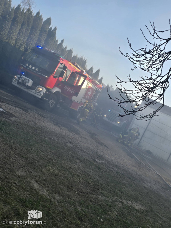 Pożar w Wołuszewie pod Ciechocinkiem