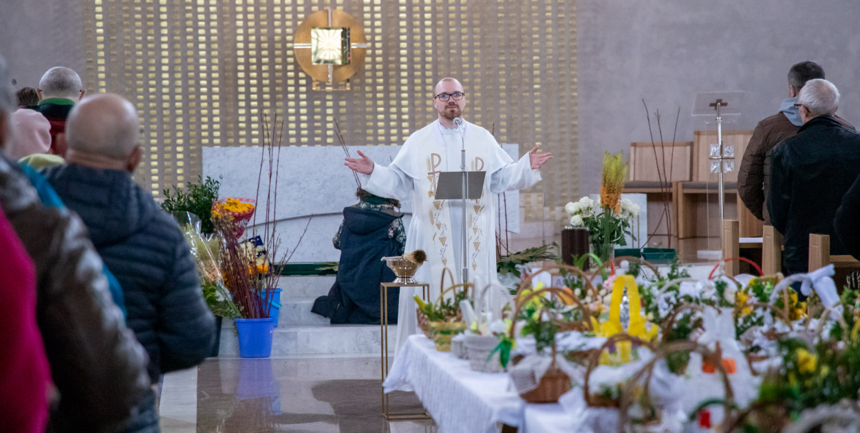 Święconka w Par. Rzymskokatolickiej NMP Częstochowskiej