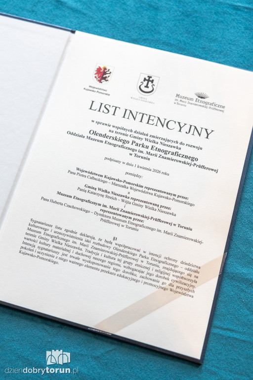 Podpisanie listu intencyjnego