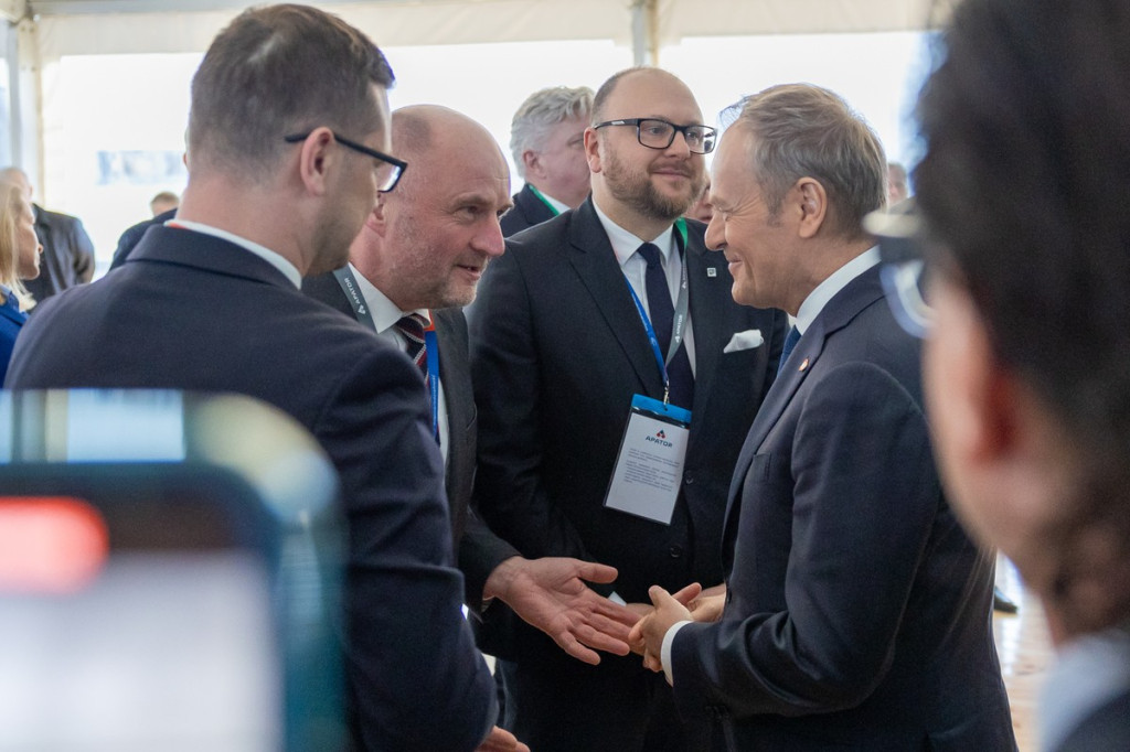 Donald Tusk w Ostaszewie