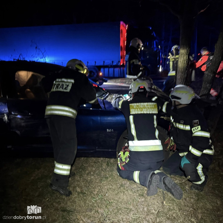 Groźnie na trasie Toruń-Bydgoszcz