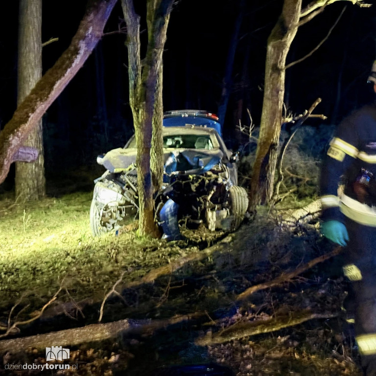 Groźnie na trasie Toruń-Bydgoszcz