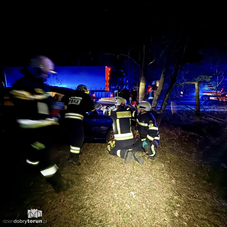 Groźnie na trasie Toruń-Bydgoszcz