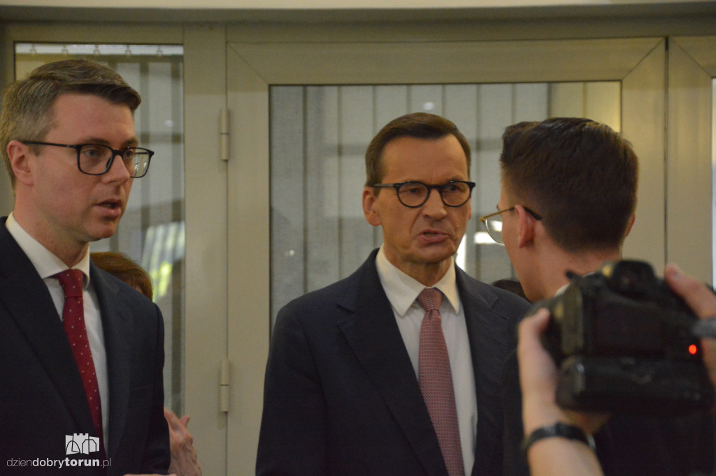 Mateusz Morawiecki w Toruniu