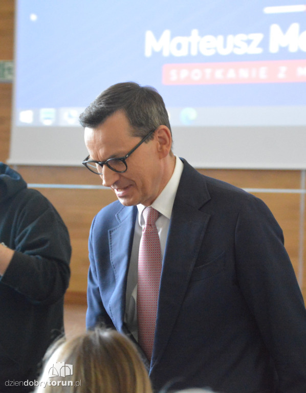 Mateusz Morawiecki w Toruniu