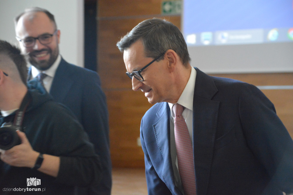 Mateusz Morawiecki w Toruniu