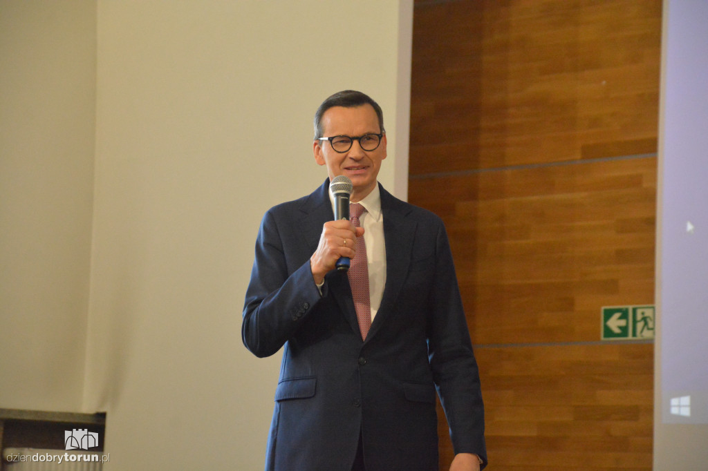 Mateusz Morawiecki w Toruniu