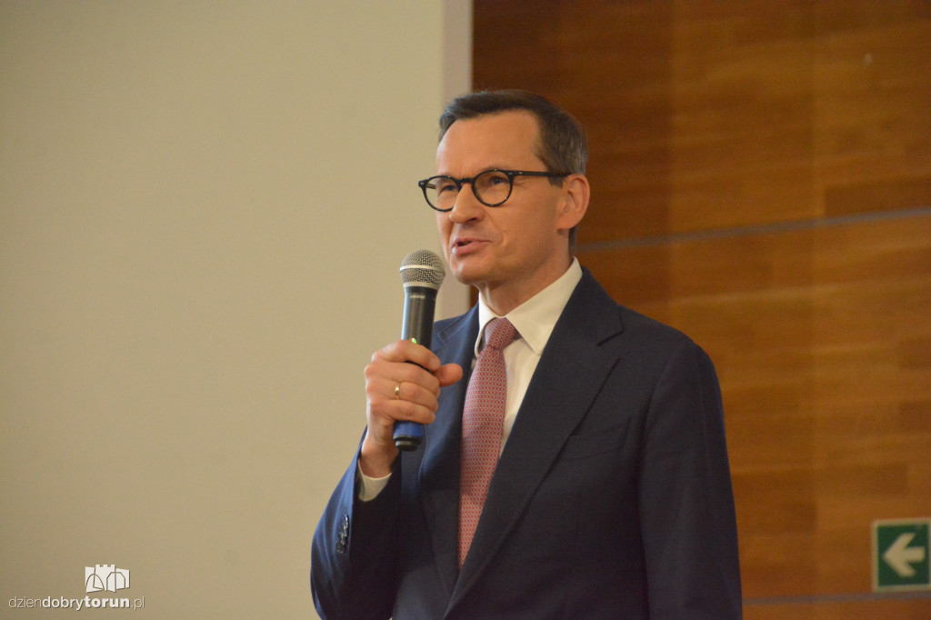 Mateusz Morawiecki w Toruniu