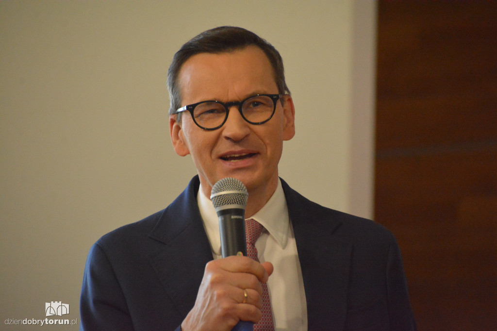 Mateusz Morawiecki w Toruniu