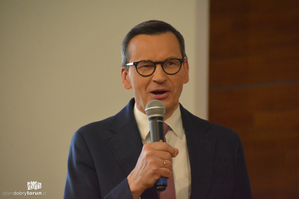 Mateusz Morawiecki w Toruniu