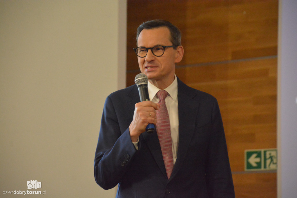Mateusz Morawiecki w Toruniu