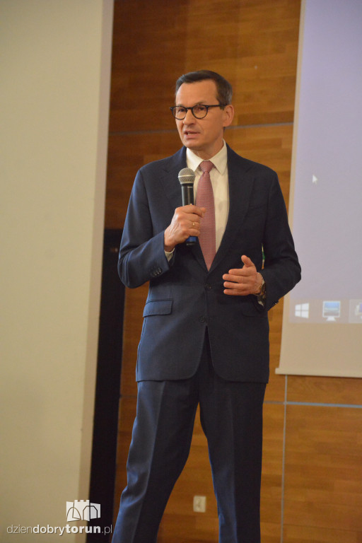 Mateusz Morawiecki w Toruniu