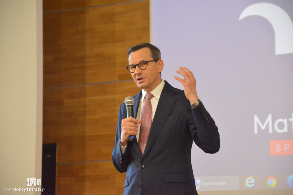 Mateusz Morawiecki w Toruniu