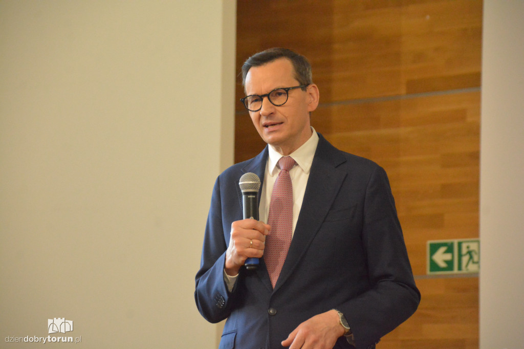 Mateusz Morawiecki w Toruniu