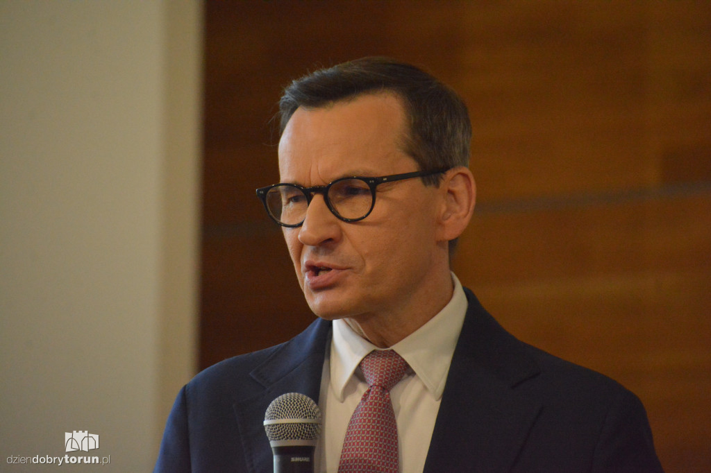 Mateusz Morawiecki w Toruniu