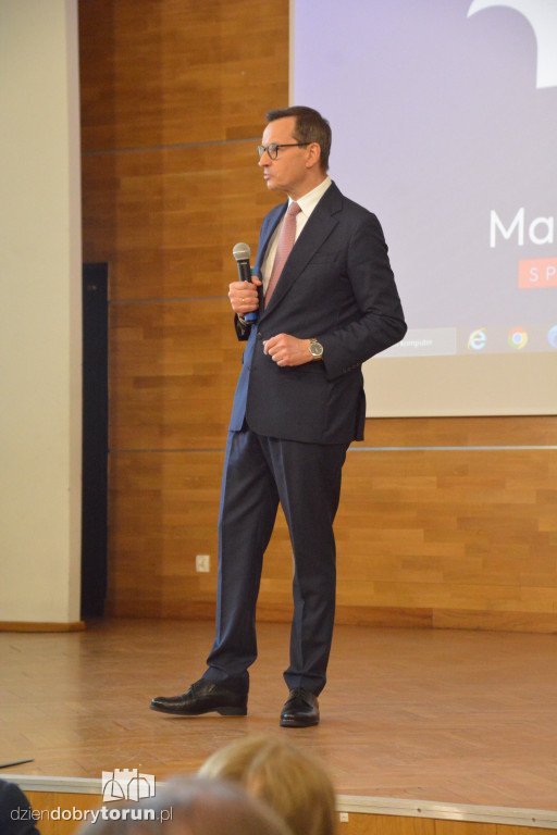 Mateusz Morawiecki w Toruniu