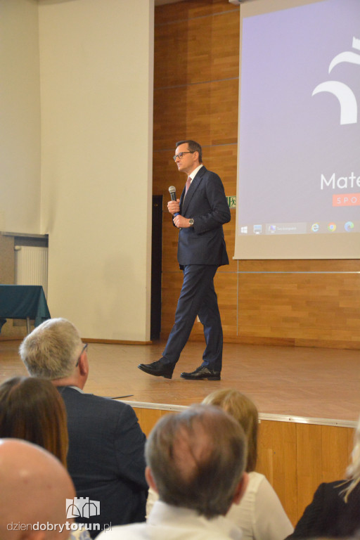 Mateusz Morawiecki w Toruniu