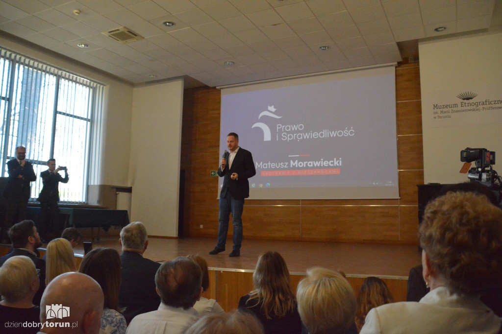 Mateusz Morawiecki w Toruniu