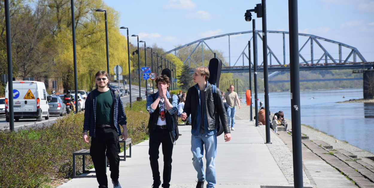 Toruńskie bulwary w wiosennej odsłonie