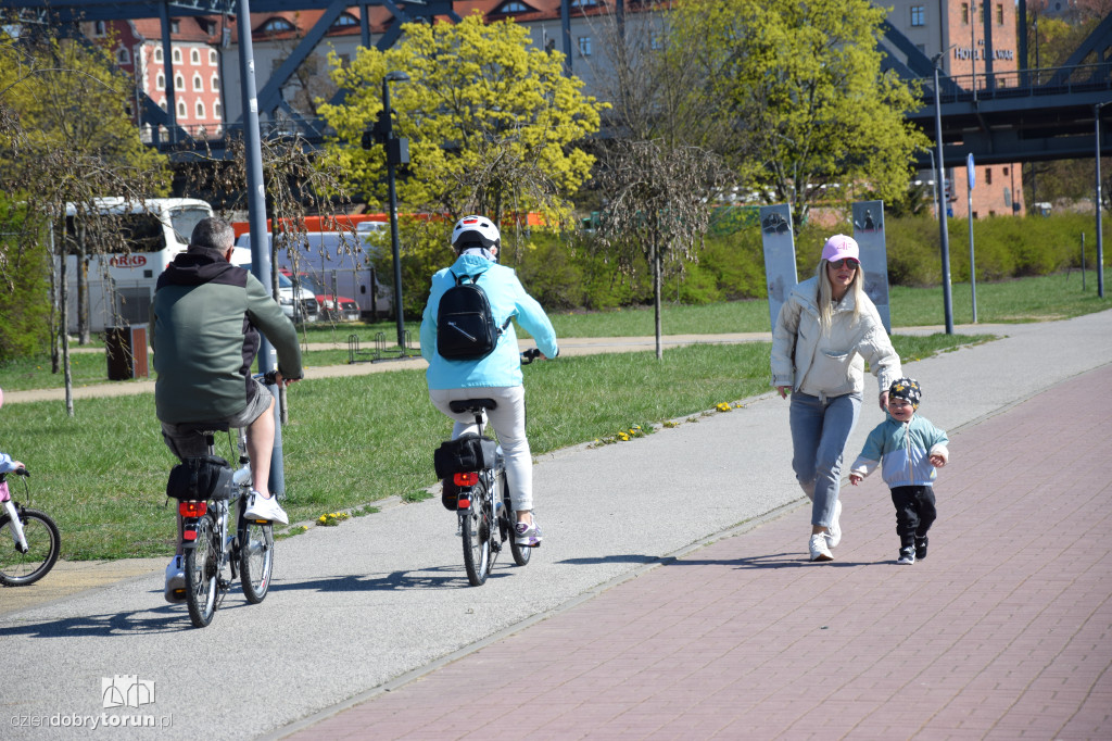 Toruńskie bulwary w wiosennej odsłonie