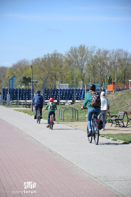 Toruńskie bulwary w wiosennej odsłonie
